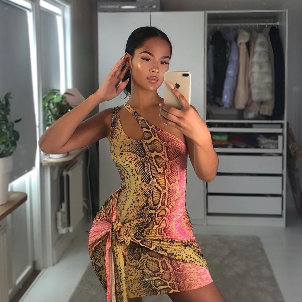 One-Shoulder Mini Dress